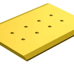 סכין כף חפירה קצה חיתוך 30 מ"מ 30X350X1600