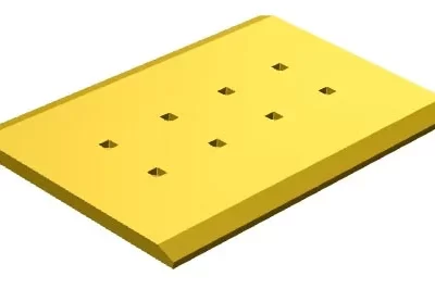 סכין כף חפירה קצה חיתוך 30 מ"מ 30X350X1600