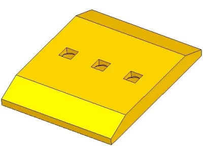 סיגמנט - קצה מקטע 50 מ"מ 50X430X340