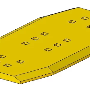 סיגמנט - להב חפירה 40 מ"מ 40X600X1239