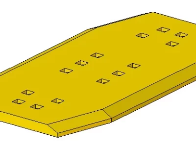 סיגמנט - להב חפירה 40 מ"מ 40X600X1239